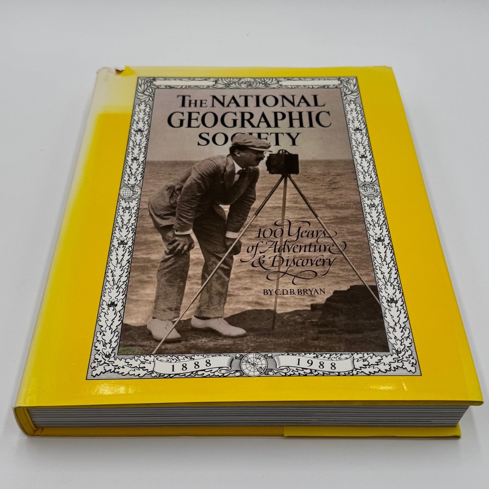 National Geographic Society Book 100 Years of Adventure & Discovery‎ HC DJ 1987